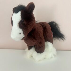 WEBKINZ Clydesdale Horse Stuffed Animal No Tag/Code